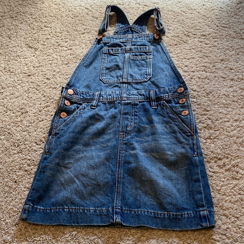 GAP Denim overall skirt